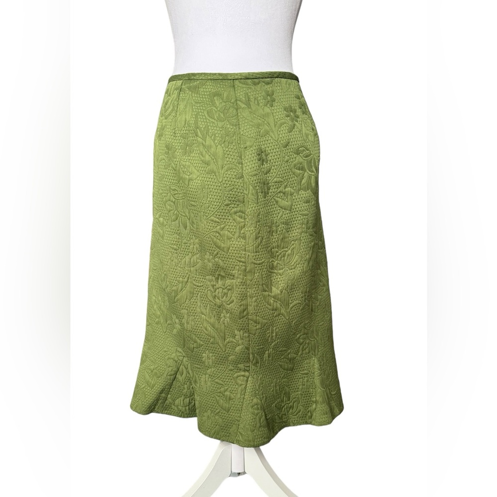 Nipon Boutique Godet Green Women’s Skirt Size 14